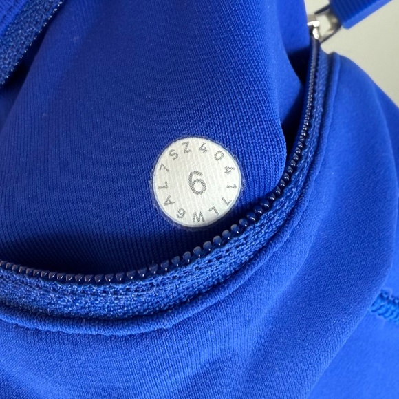 Lululemon Fast and Free Crop II 19” 6 Cerulean Blue - Picture 4 of 4